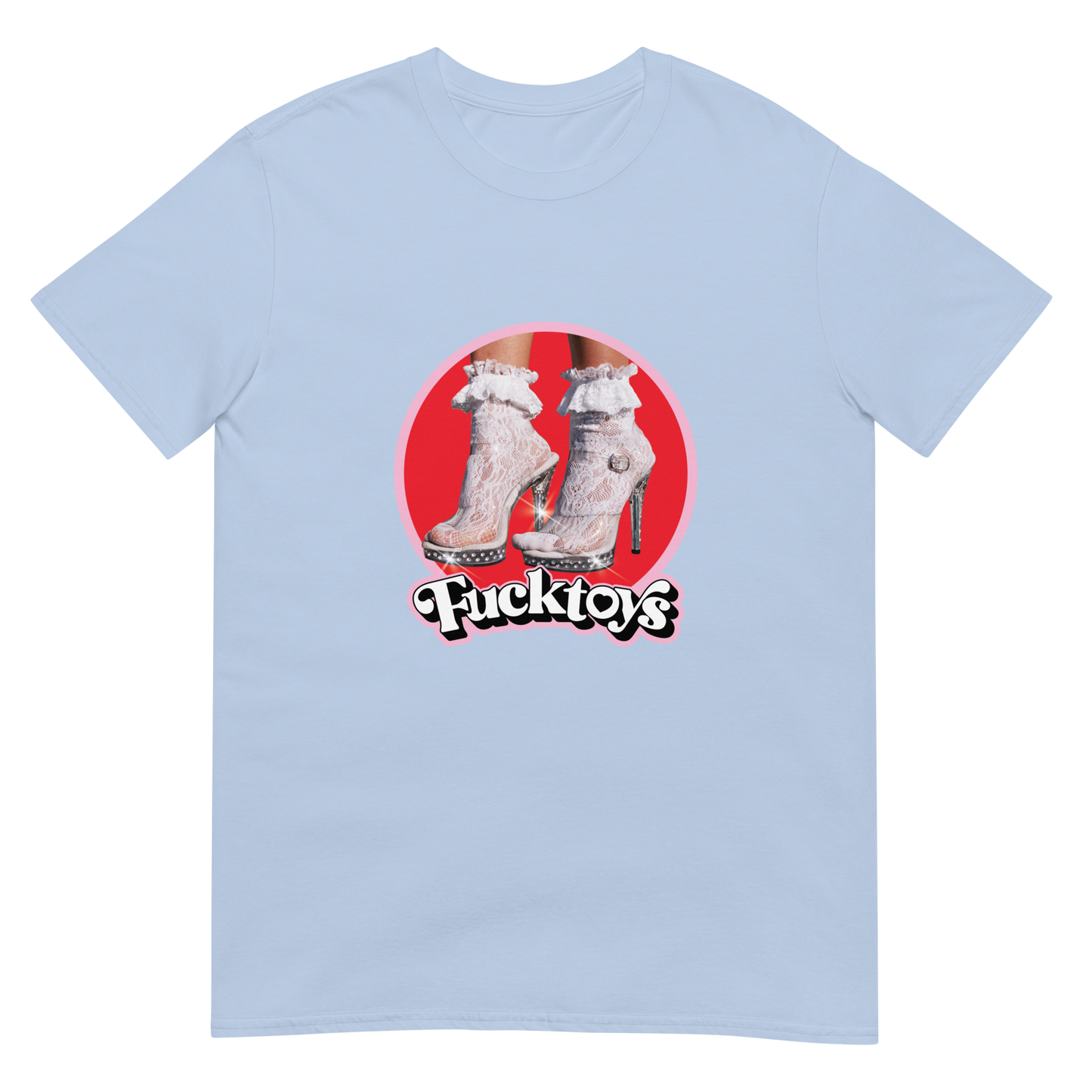 the pleaser heels tee